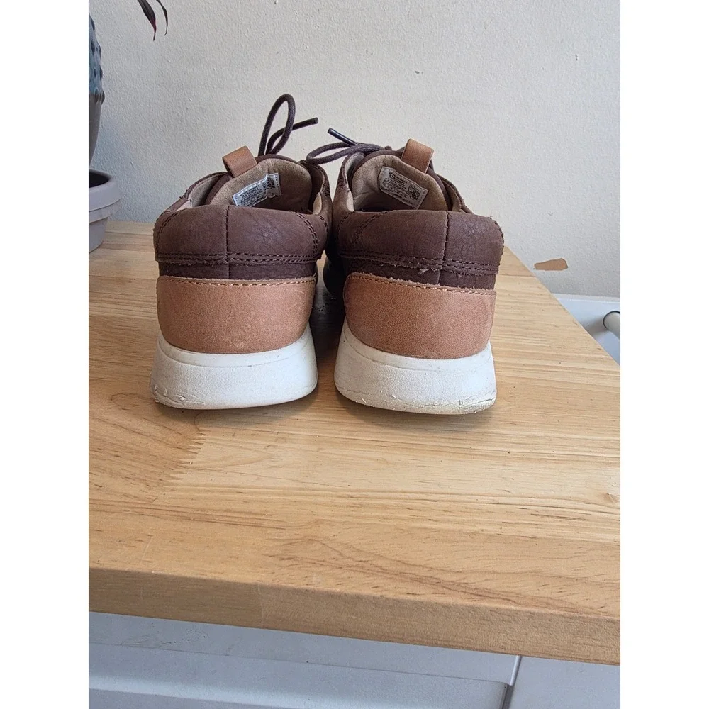 Sperry Mens 9 Plushwave Boat Shoes Brown Leather STS22671 Moc Toe Casual